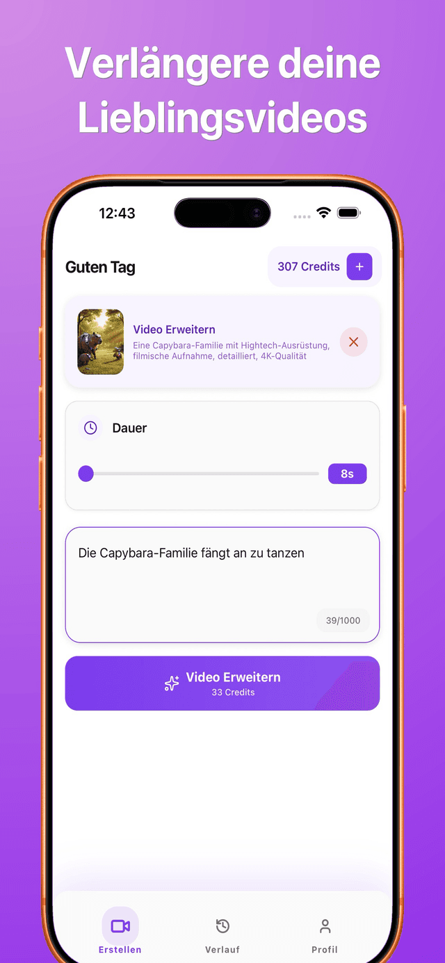 Screenshot der Bonega AI App 3