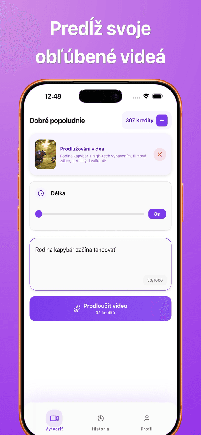Snímka obrazovky aplikácie Bonega AI 3