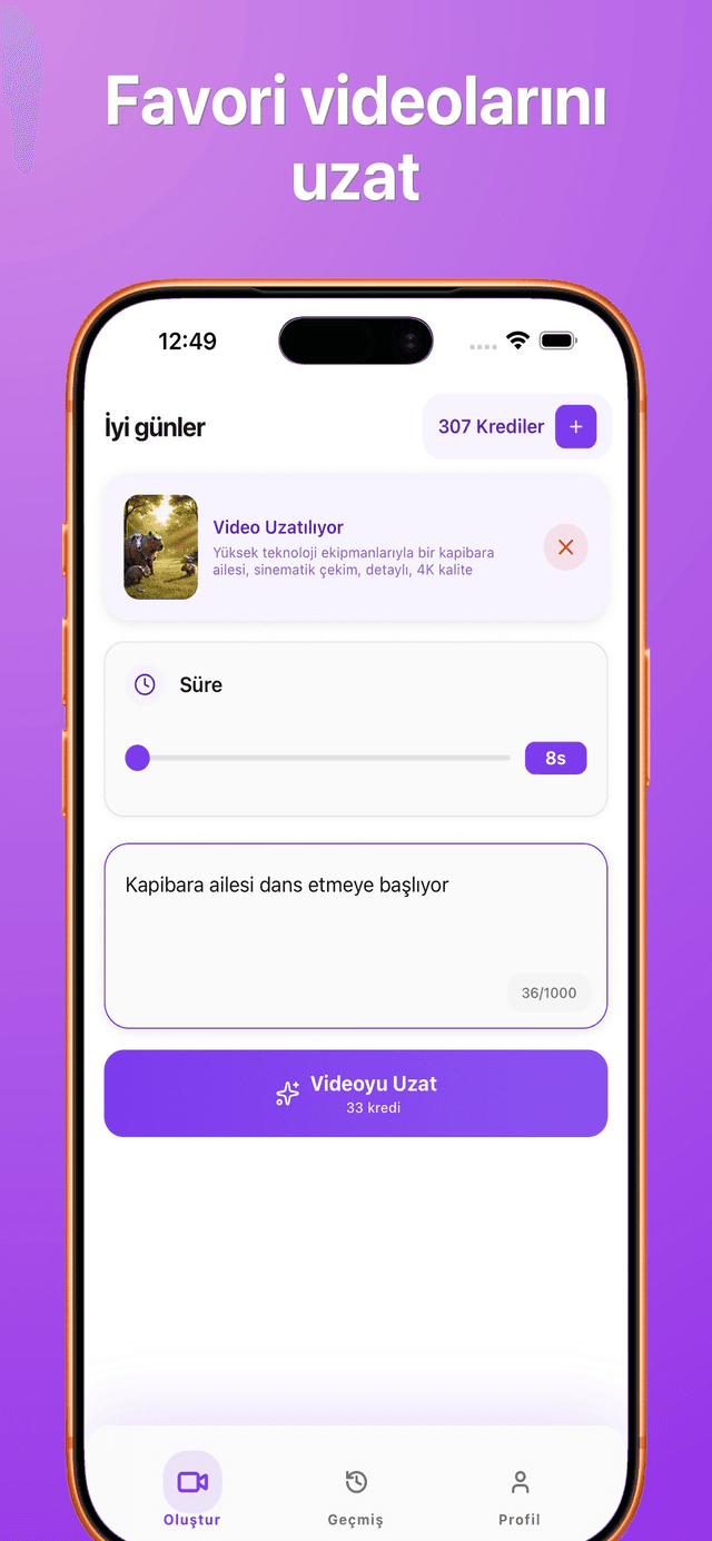 Bonega AI uygulaması ekran görüntüsü 3