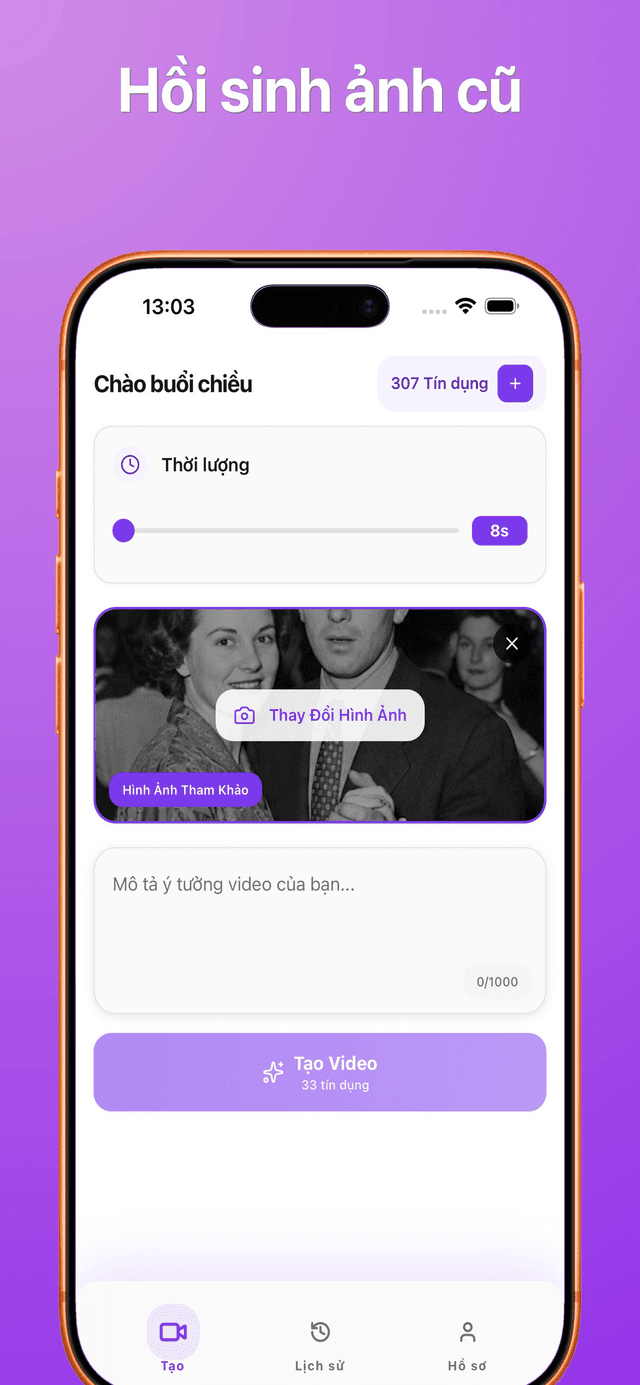 Ảnh chụp màn hình ứng dụng Bonega AI 2
