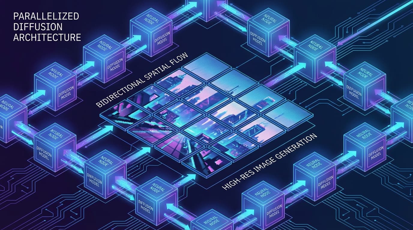 Parallelized Diffusion: How AI Image Generation Breaks Quality and Resolution Barriers