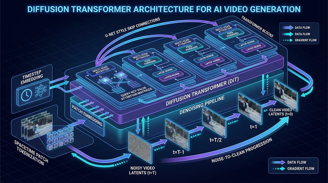 Diffusion Transformers: 2025'te Video Üretiminde Devrim Yaratan Mimari